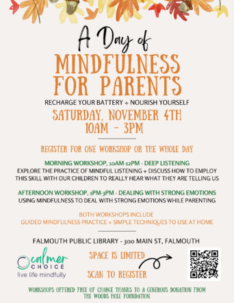 A Day of Mindfulness for Parents Flyer